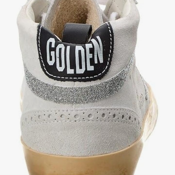 NWT Golden Goose Midstar Wingtip Sneakers with Swarovski Crystals - Picture 3 of 13